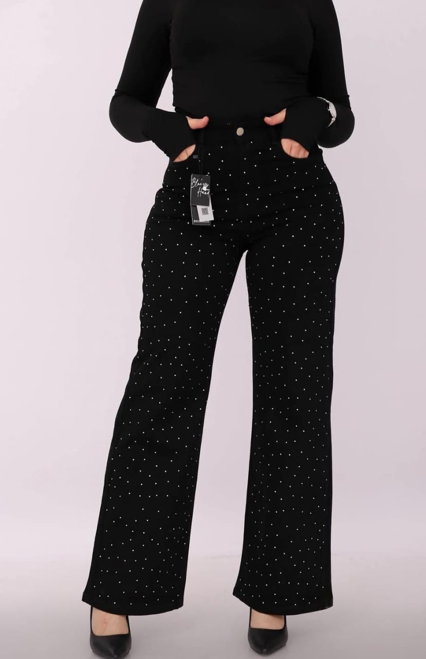 large avec strass famme