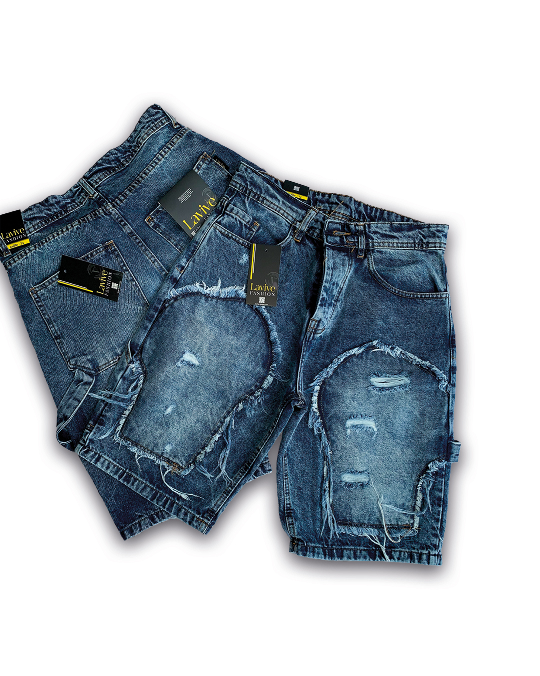 short baggy Sculpted Denim